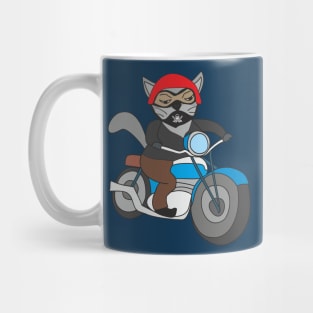 Cat biker Mug